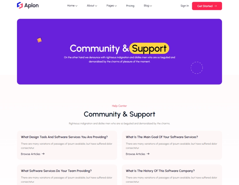 Knowledge Category Screen